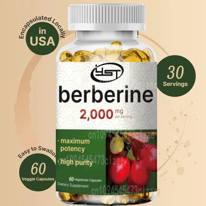 Berberine Hcl Capsule - Berberinsupplement | 60 Vegetarische capsules, 97%