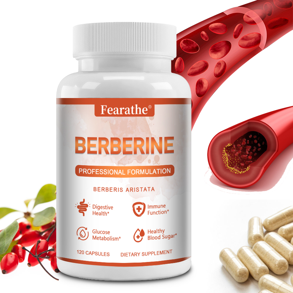 Berberine Hcl Capsule - Berberine HCL capsules 1200mg, ondersteunen dagelijks