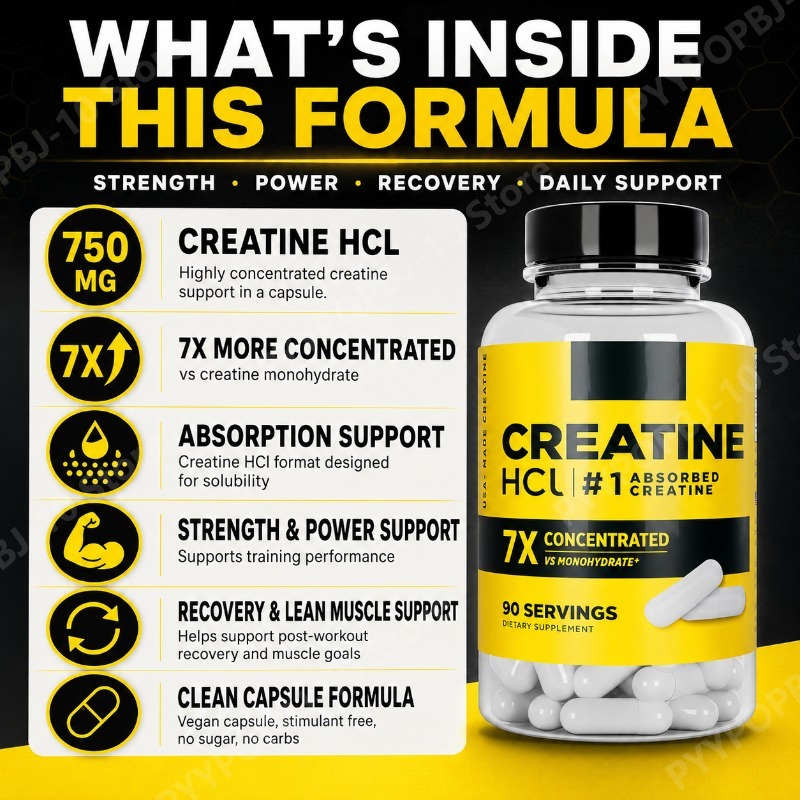 Creatine HCl 750mg 90 capsules - Nutrition In Fitness recensie en prijs