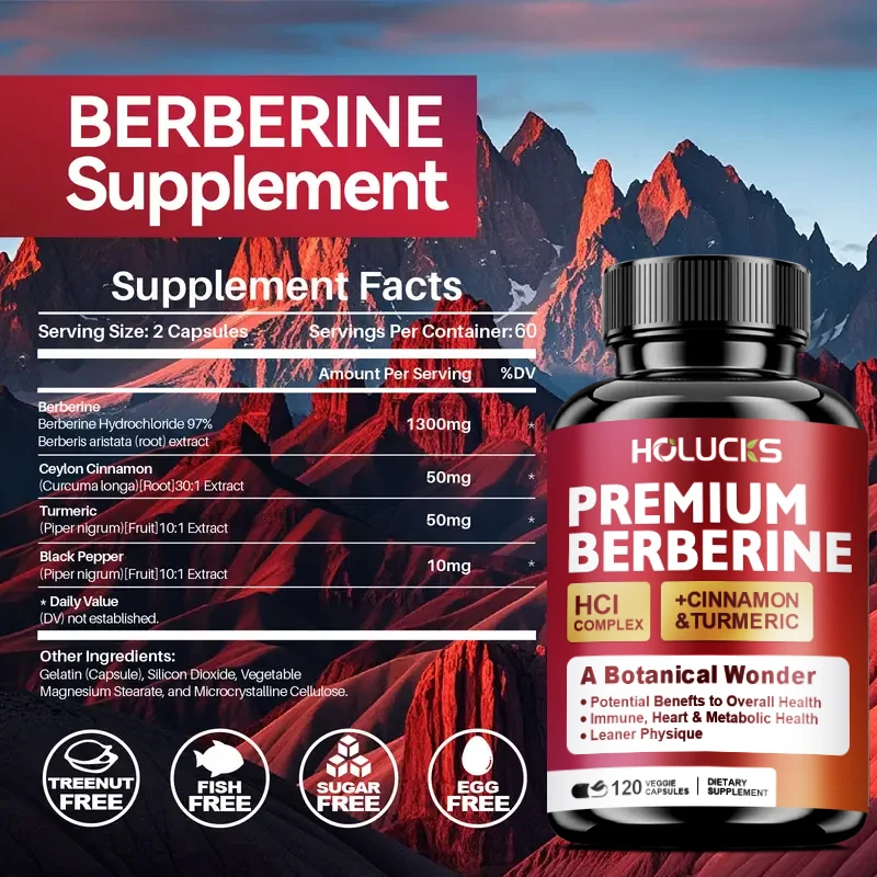 Holucks Premium Berberine HCL- - Berberine Hcl Capsule recensie en prijs