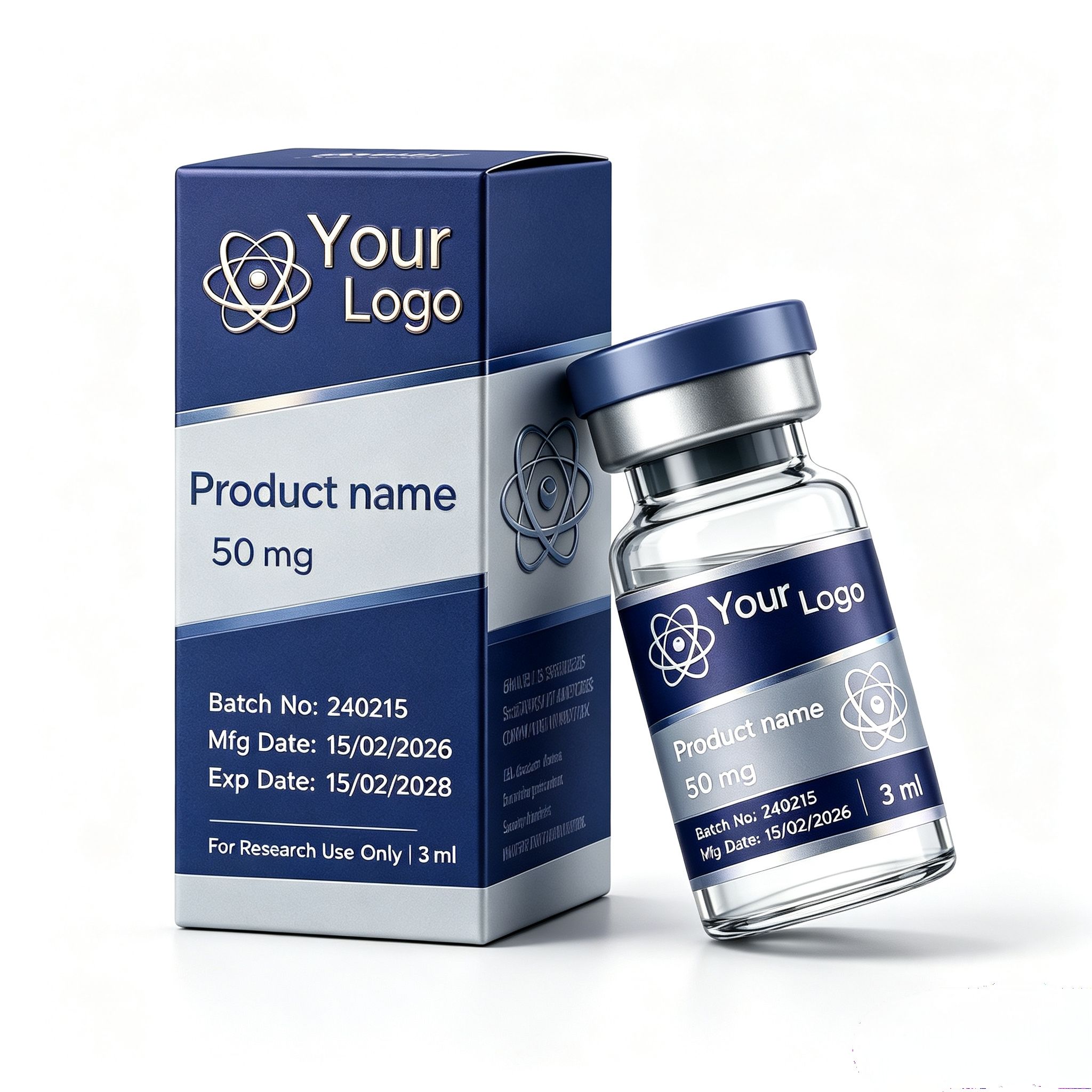 Op maat gemaakte peptide-vial  - Nutrition In Fitness recensie en prijs