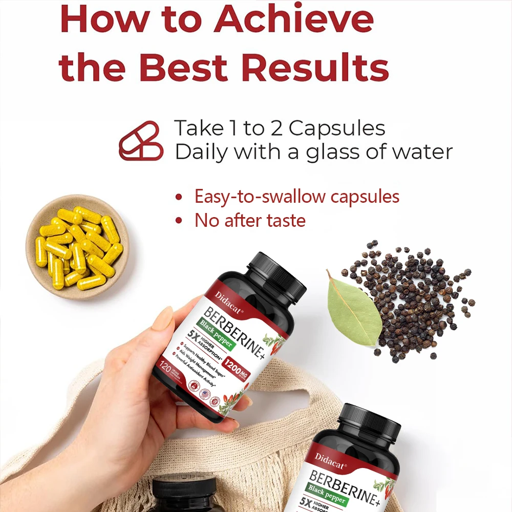 Berberine Hcl-Supplement-Voor  - Berberine Hcl Capsule recensie en prijs