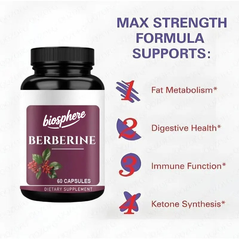Berberine Supplement-60 vegeta - Berberine Hcl Capsule recensie en prijs