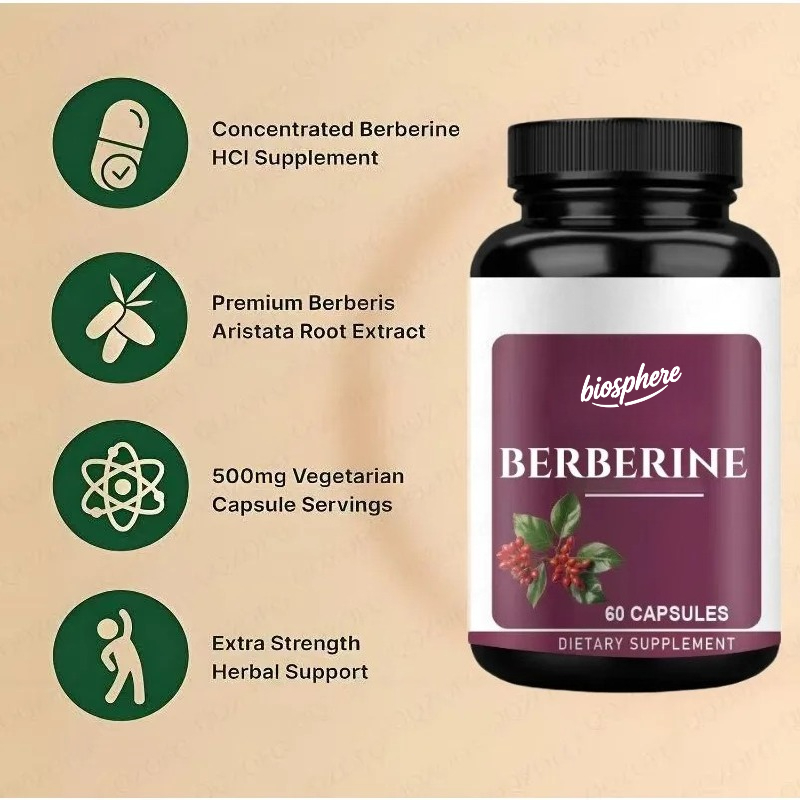 Berberine Supplement-60 vegeta - Berberine Hcl Capsule recensie en prijs